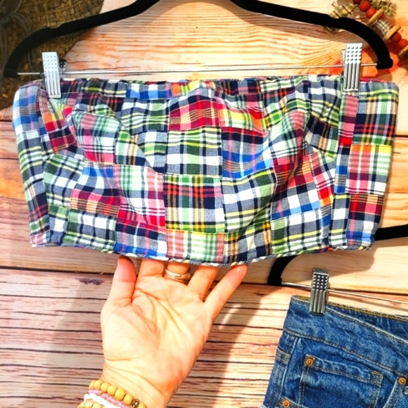 UPCYCLED☆HANDMADE "ella moss" and ☆OKD co. EMBELLISHED DENIM SKIRT Size 28 - Picture 9 of 15